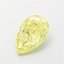 1.02 Ct. Fancy Intense Yellow Pear Lab Grown Diamond