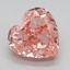 1.58 Ct. Fancy Vivid Pink Heart Lab Grown Diamond