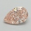 0.80 Ct. Fancy Intense Pink Pear Lab Grown Diamond