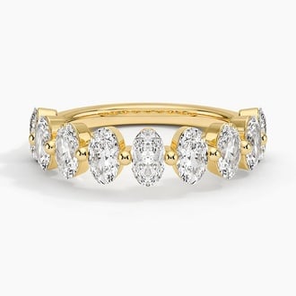 Ellipse Oval Lab Diamond Ring