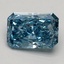 1.68 Ct. Fancy Vivid Blue Radiant Lab Grown Diamond