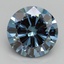 3.01 Ct. Fancy Intense Blue Round Lab Grown Diamond