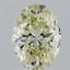 1.51 Ct. Fancy Yellow Oval Lab Grown Diamond