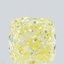 0.61 Ct. Fancy Yellow Cushion Lab Grown Diamond