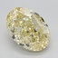 2.41 Ct. Fancy Intense Yellow Oval Lab Grown Diamond