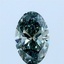 0.71 Ct. Fancy Intense Green Oval Lab Grown Diamond