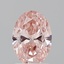 1.41 Ct. Fancy Vivid Pink Oval Lab Grown Diamond