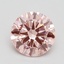 1.30 Ct. Fancy Intense Pink Round Lab Grown Diamond