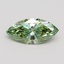 1.54 Ct. Fancy Vivid Green Marquise Lab Grown Diamond
