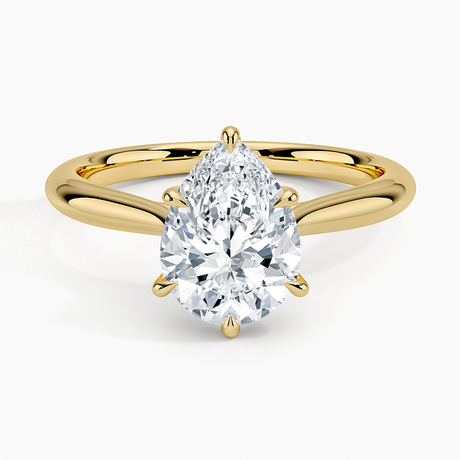 18K Yellow Gold Catalina Solitaire Ring