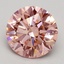 2.50 Ct. Fancy Intense Pink Round Lab Grown Diamond
