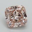 6.39 Ct. Fancy Intense Pink Cushion Lab Grown Diamond
