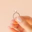 14K Rose Gold Charlotte Diamond Ring, smalladditional view 2