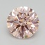 2.06 Ct. Fancy Intense Pink Round Lab Grown Diamond