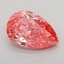 1.96 Ct. Fancy Vivid Pink Pear Lab Grown Diamond