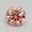 1.05 Ct. Fancy Intense Pink Round Lab Grown Diamond