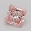 1.07 Ct. Fancy Intense Pink Princess Lab Grown Diamond