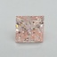 1.57 Ct. Fancy Intense Pink Princess Lab Grown Diamond
