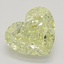 1.03 Ct. Fancy Light Yellow Heart Diamond