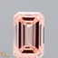 3.02 Ct. Fancy Intense Pink Emerald Lab Grown Diamond