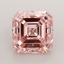 3.03 Ct. Fancy Intense Pink Asscher Lab Grown Diamond
