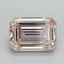 7.67 Ct. Fancy Pink Emerald Lab Grown Diamond