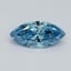 0.34 Ct. Fancy Vivid Malibu Blue Marquise Lab Grown Diamond