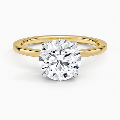 Mixed Metal Lumiere Diamond Ring