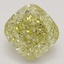 2.52 Ct. Fancy Brownish Greenish Yellow Cushion Diamond