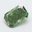 2.00 Ct. Fancy Vivid  Green Radiant Lab Grown Diamond