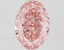 2.10 Ct. Fancy Vivid Pink Oval Lab Grown Diamond