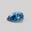 0.40 Ct. Fancy Vivid Blue Pear Lab Grown Diamond