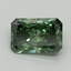 1.55 Ct. Fancy Vivid Green Radiant Lab Grown Diamond