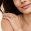 14K Rose Gold Petite Selene Three Stone Diamond Ring (1/10 ct. tw.), smalladditional view 1
