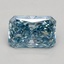 1.79 Ct. Fancy Vivid Blue Radiant Lab Grown Diamond