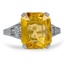 Edwardian Citrine Cocktail Ring