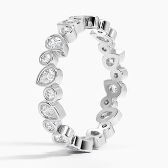 Olivetta Eternity Bezel Lab Diamond Ring (3/4 ct. tw.) in 14K White Gold