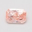 0.71 Ct. Fancy Vivid Pink Radiant Lab Grown Diamond