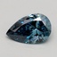 0.72 Ct. Fancy Vivid Blue Pear Lab Grown Diamond
