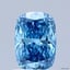0.98 Ct. Fancy Vivid  Blue Cushion Lab Grown Diamond