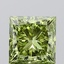 2.69 Ct. Fancy Vivid Green Princess Lab Grown Diamond