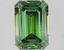 2.51 Ct. Fancy Vivid Green Emerald Lab Grown Diamond
