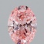1.60 Ct. Fancy Vivid Pink Oval Lab Grown Diamond
