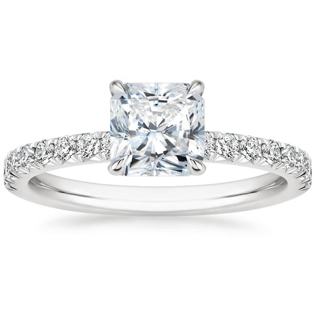 18K White Gold Amelie Diamond Bridal Set