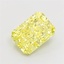 3.03 Ct. Fancy Intense Yellow Radiant Lab Grown Diamond