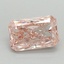 0.92 Ct. Fancy Vivid Pink Radiant Lab Grown Diamond