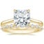 14K Yellow Gold Provence Ring with Marseille Diamond Ring (1/3 ct. tw.)