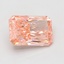 7.09 Ct. Fancy Vivid Pink Radiant Lab Grown Diamond