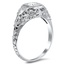 The Peerage Ring, smalltop view on a hand