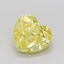1.79 Ct. Fancy Intense Yellow Heart Lab Grown Diamond